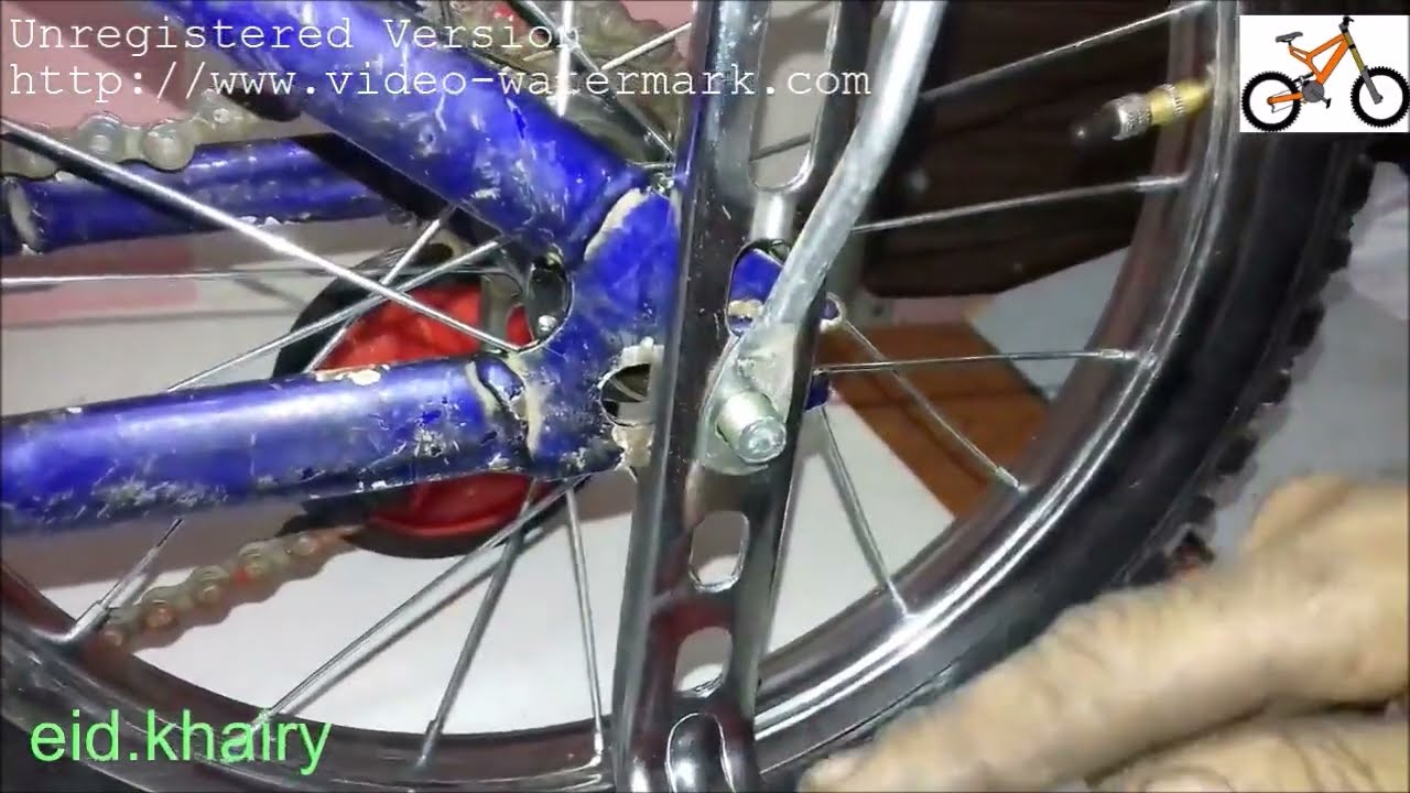 تركيب سنادة اطفال لعجلة عادية ✔ Bicycle repair#تصليح_دراجات #eidkhairy