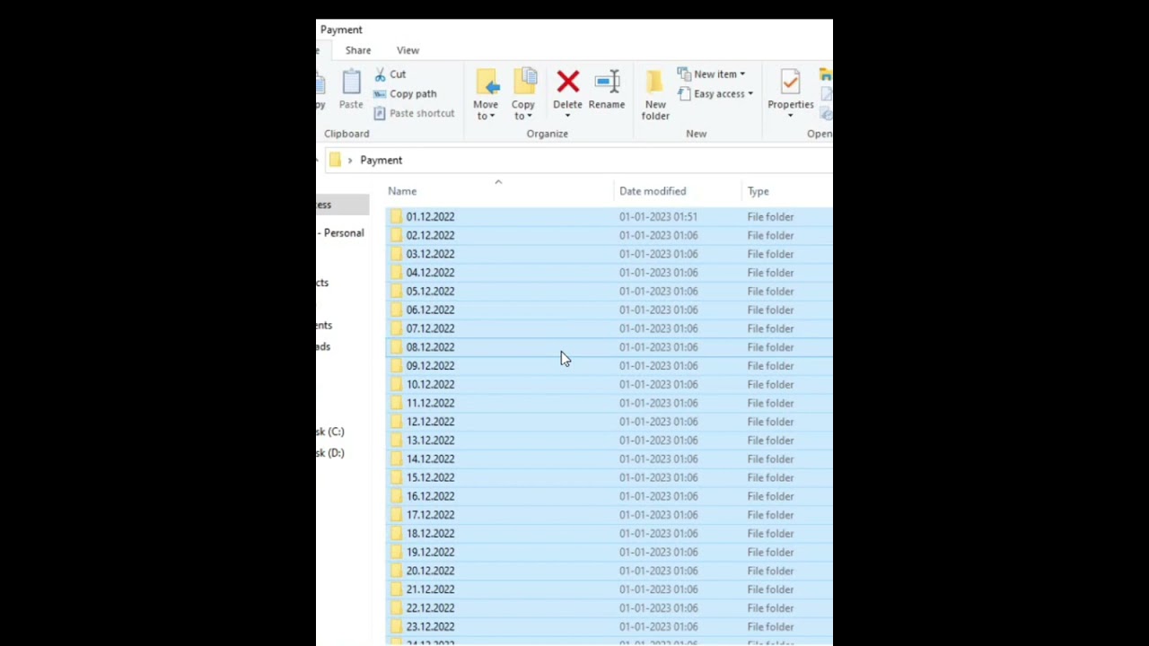 Copy Multiple Folder Locations for excel Hyperlink formula. #shorts #hyperlinks