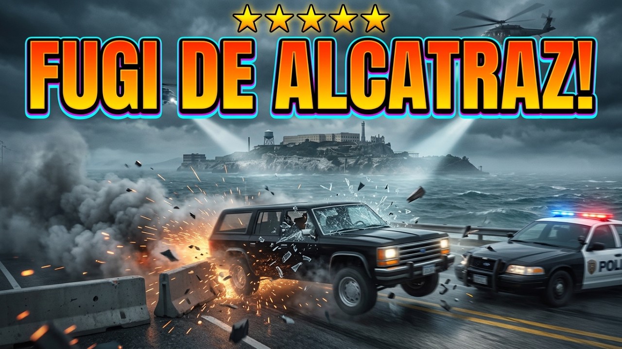 CONSEGUI FUGIR de Alcatraz com 5 ESTRELAS! | Project Eagle