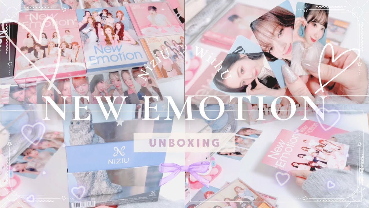 ♡NewEmotion♡ Unboxing💿 NiziU 🎄.*