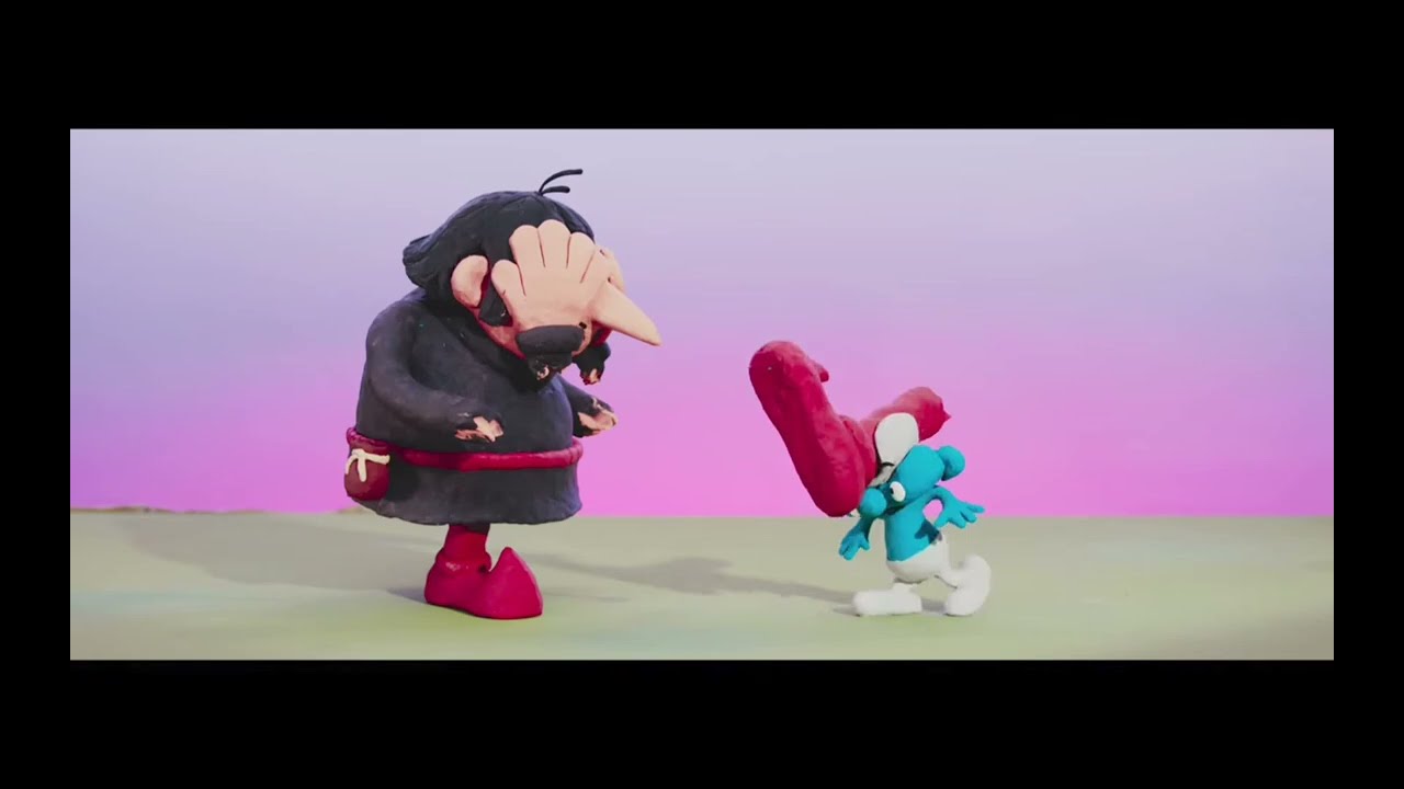 Smurfette Rips Razamel's Hands Off But Razamel Screams Like Scrat