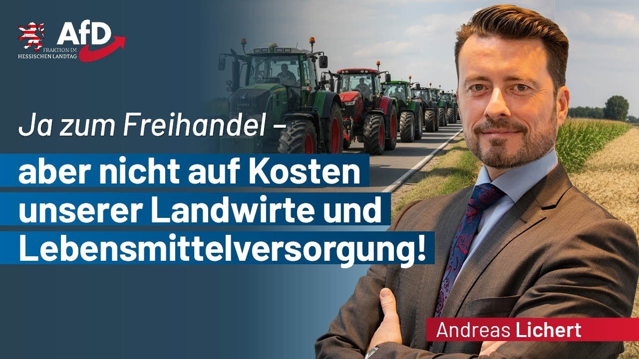 Ja zum Freihandel – ABER NICHT AUF KOSTEN unserer Landwirte und Lebensmittelversorgung!