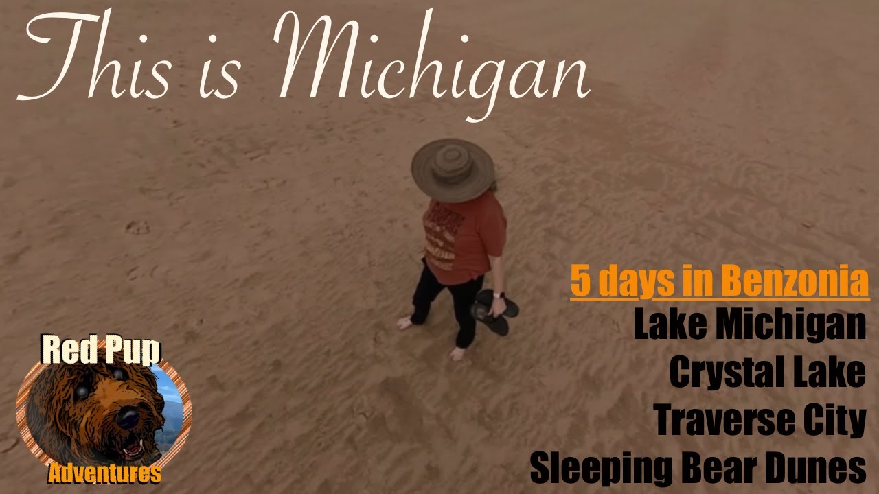 We found a spot near Lake Michigan | Crystal Lake | Sleeping Bear Dunes!