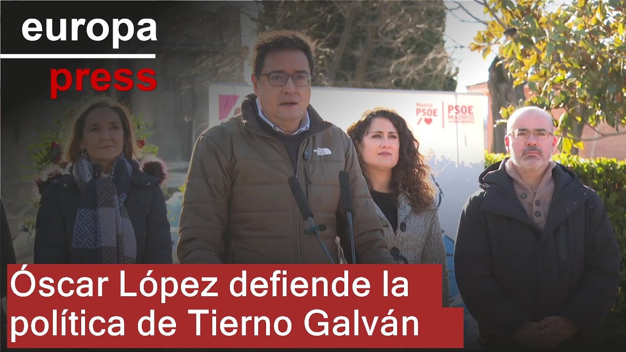 Óscar López apuesta por recuperar la política de Tierno Galván: "Nunca se dedicó a insultar"