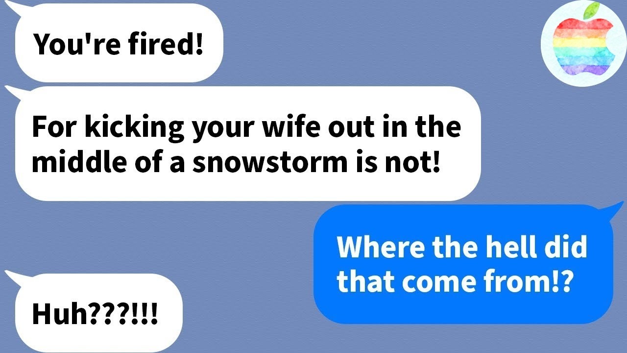 【Apple】My Husband Forced Me to Walk in a Snowstorm to Buy Him Beer…