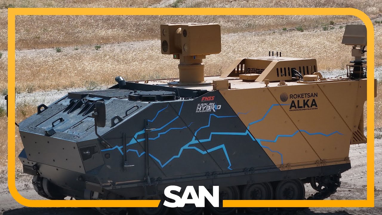 Turkey unveils laser-armed, anti-drone armored vehicle