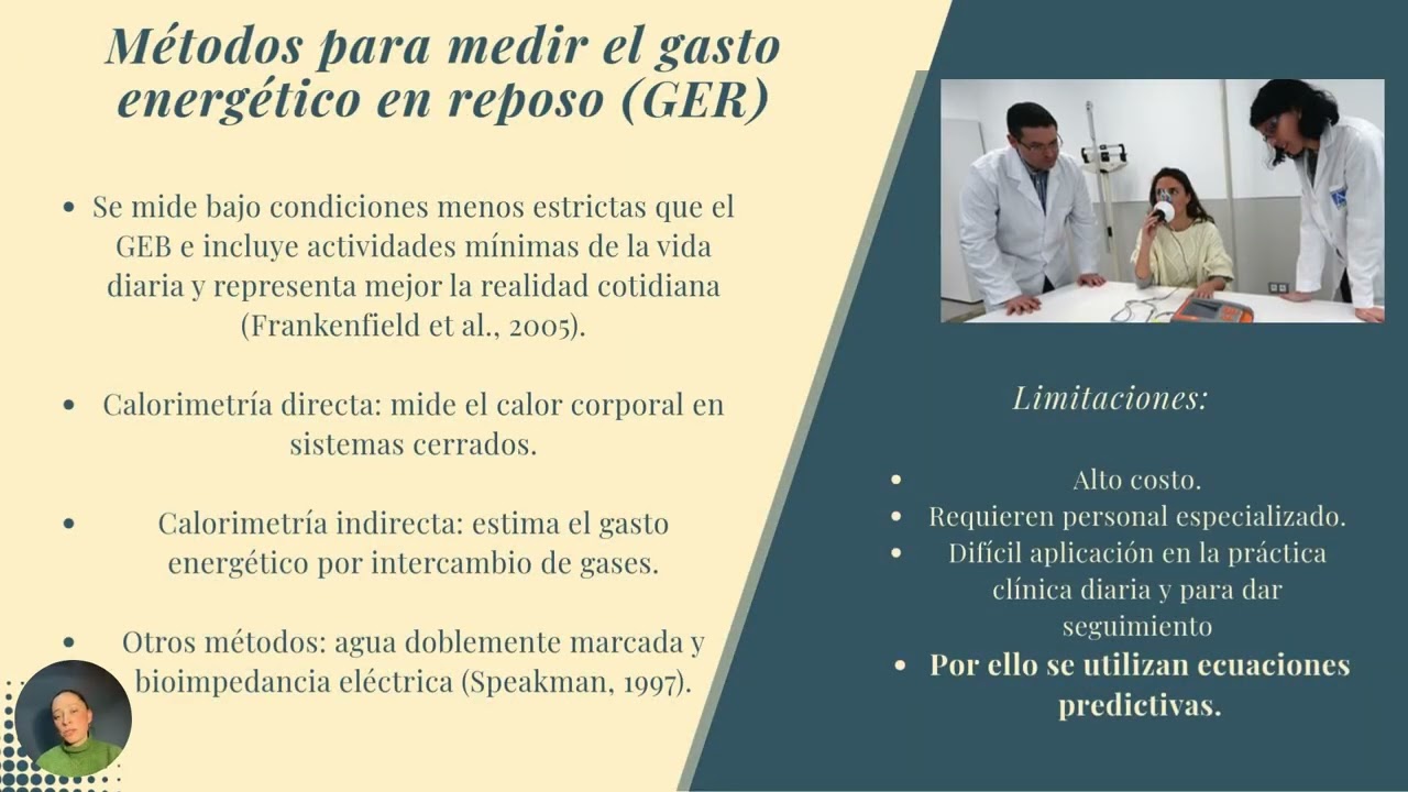 Gasto Energetico Basal, Gasto Energético en Reposo y sus Fórmulas Predictivas
