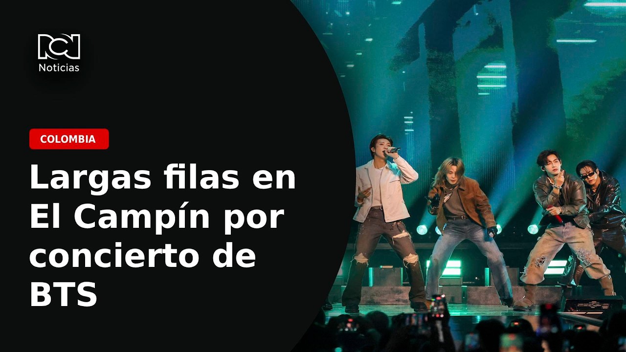 BTS llega a Colombia: millones de fans se re&uacute;nen en el Camp&iacute;n