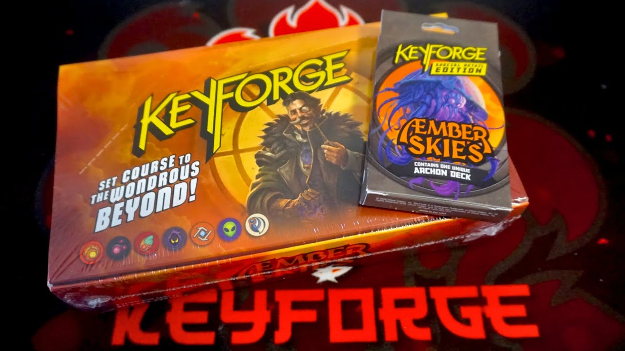 L'OTTAVO CORE SET DI KEYFORGE: AEMBER SKIES! Unboxing con mazzo di AZ bonus!