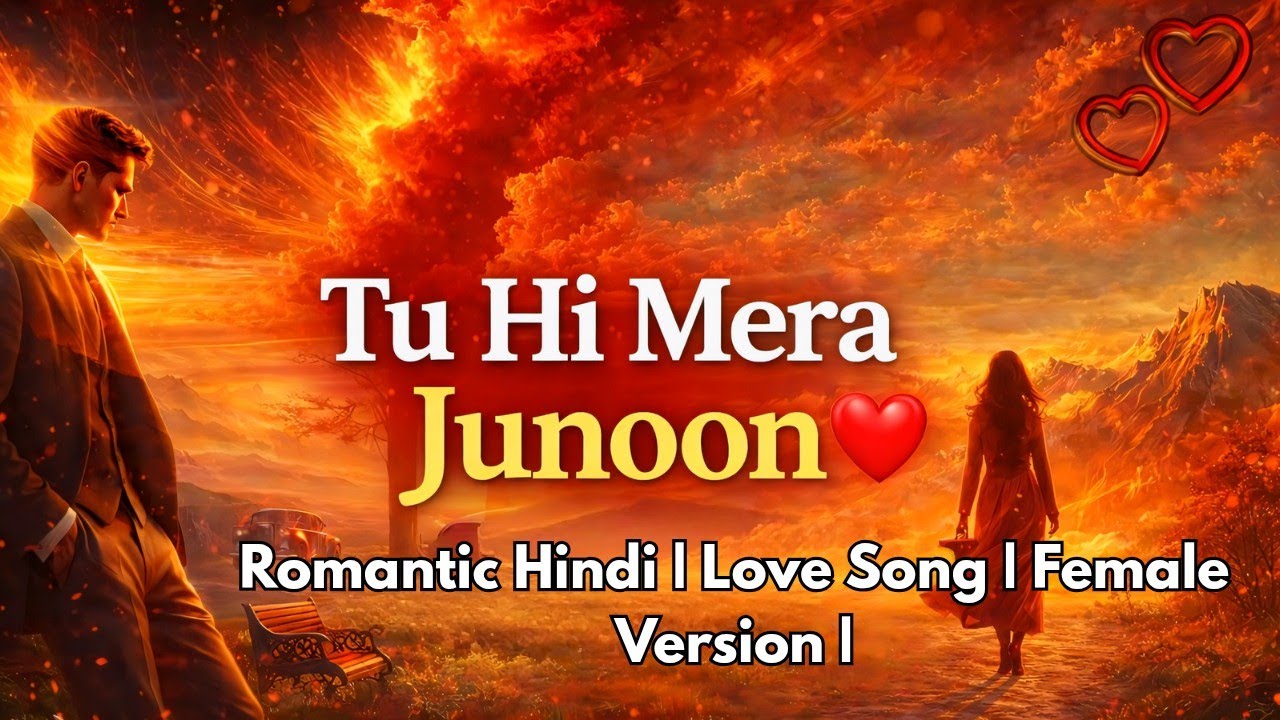 Tu Hi Hai Mera Junoon ❤️ | Female  Version | Romantic Hindi AI Song | Official Music Video