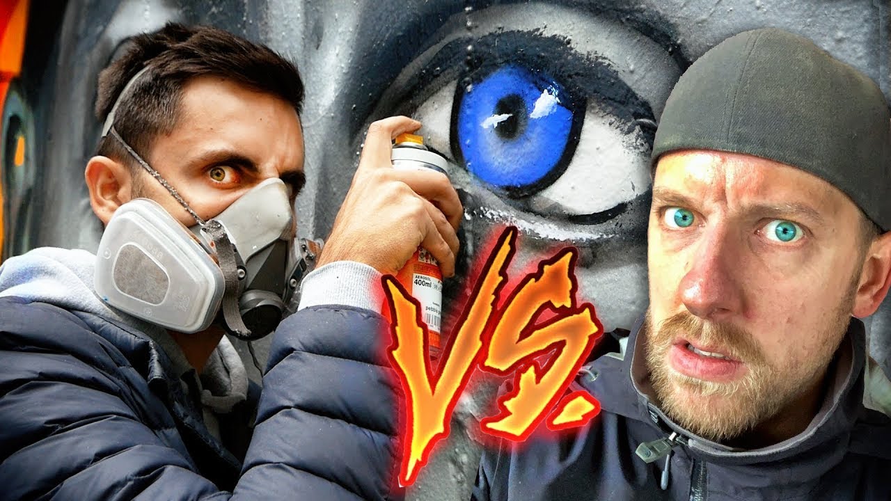 2 Artists paint PORTRAIT of each other! (Battle SMOE vs DOKE)