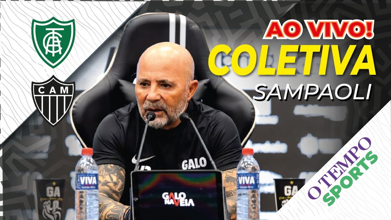 🔥AO VIVO🔥COLETIVA DE JORGE SAMPAOLI APÓS AMÉRICA X ATLÉTICO⚫🎙️