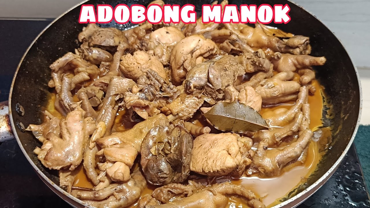 ADOBONG MANOK LAMAN/ATAY AT PAA LUNCH TIME