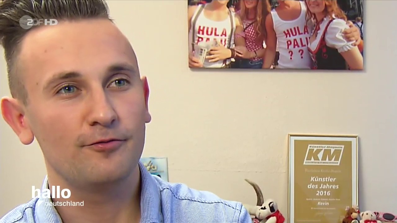 Hallo Deutschland - Das Andreas Gabalier Double KEVIN im ZDF,  27.02.2017