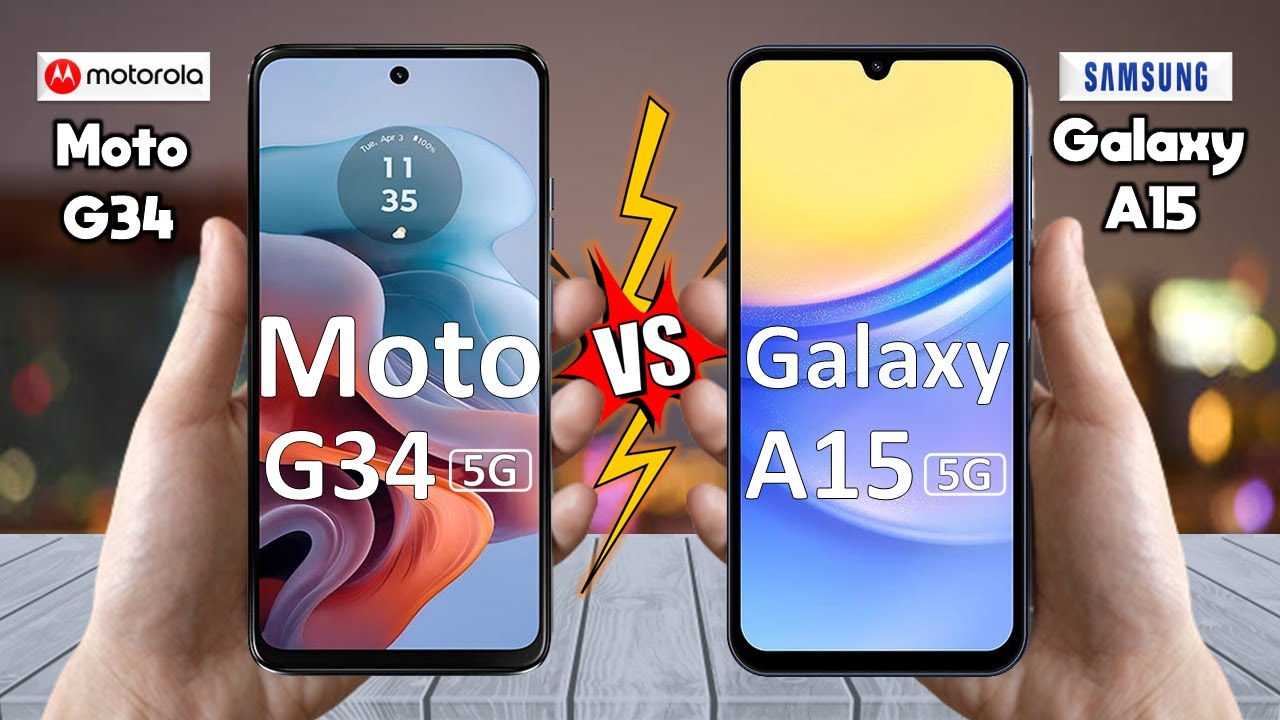 Moto G34 Vs Samsung Galaxy A15 - Full Comparison 🔥 Techvs