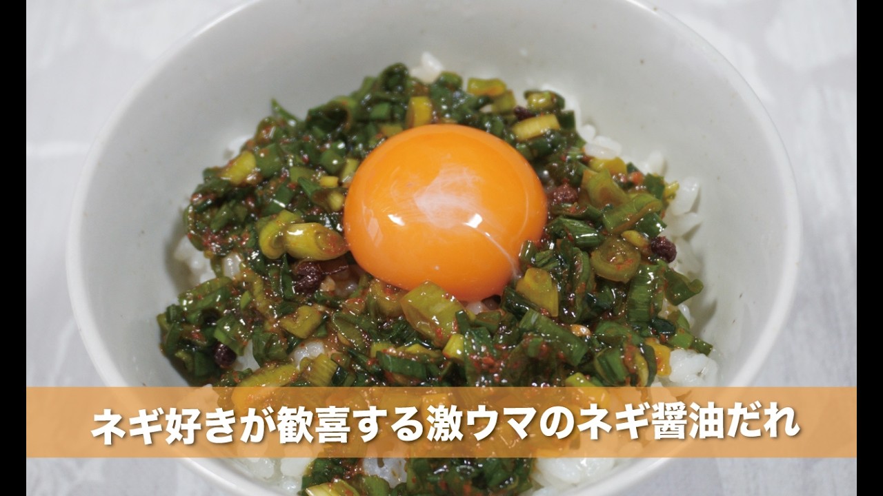 ネギ好きが歓喜する激ウマのネギ醤油だれ