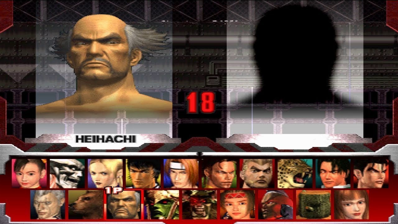 Tekken 3 PS1 - Heihashi Mishima Playthrough Level Hard (by-salva fichas)