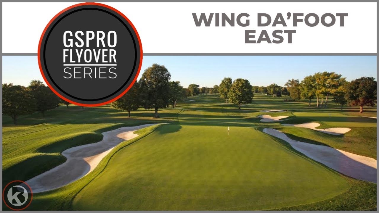 GSPro Course Flyover - Wing Da'Foot East Course - Designed by CE Simgolf