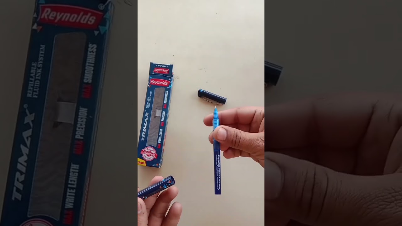 Reynods Trimax Refillable Fluid Ink System //Advanced Fluid Ink Technology // Water Proof Ink