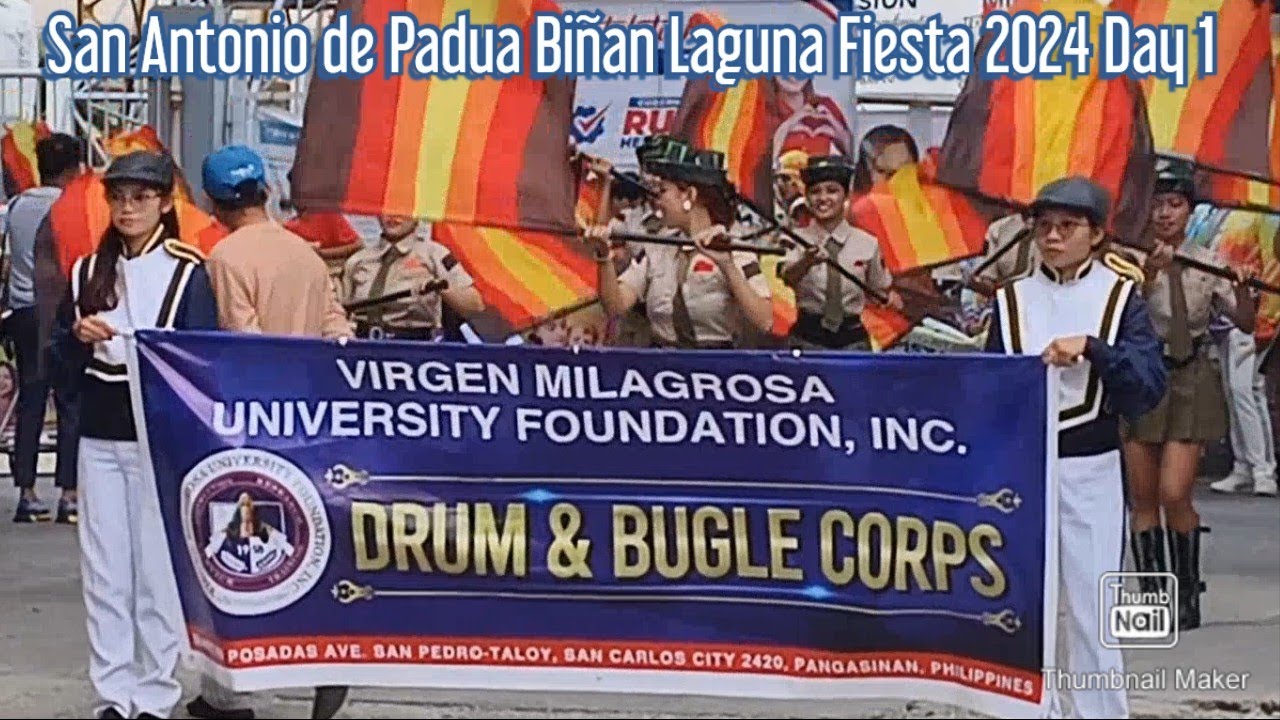Virgen Milagrosa University Foundation Inc DBC - San Antonio de Padua Biñan Laguna Fiesta 2024