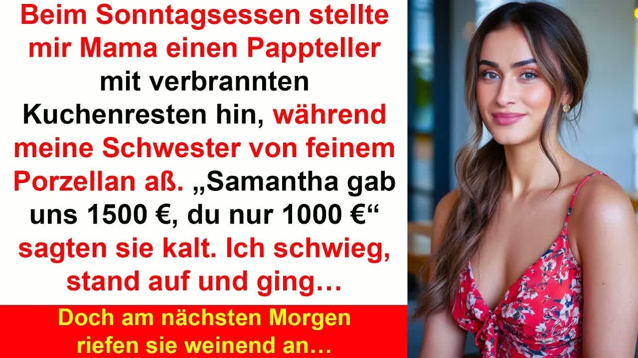 Beim Essen demütigten sie mich vor meiner Schwester doch am nächsten Morgen bereuten sie alles…