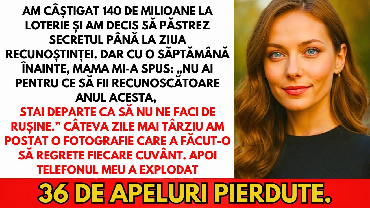 Am Ascuns De Familie Că Am Câștigat La Loto Și A Fost Cel Mai Bun Lucru
