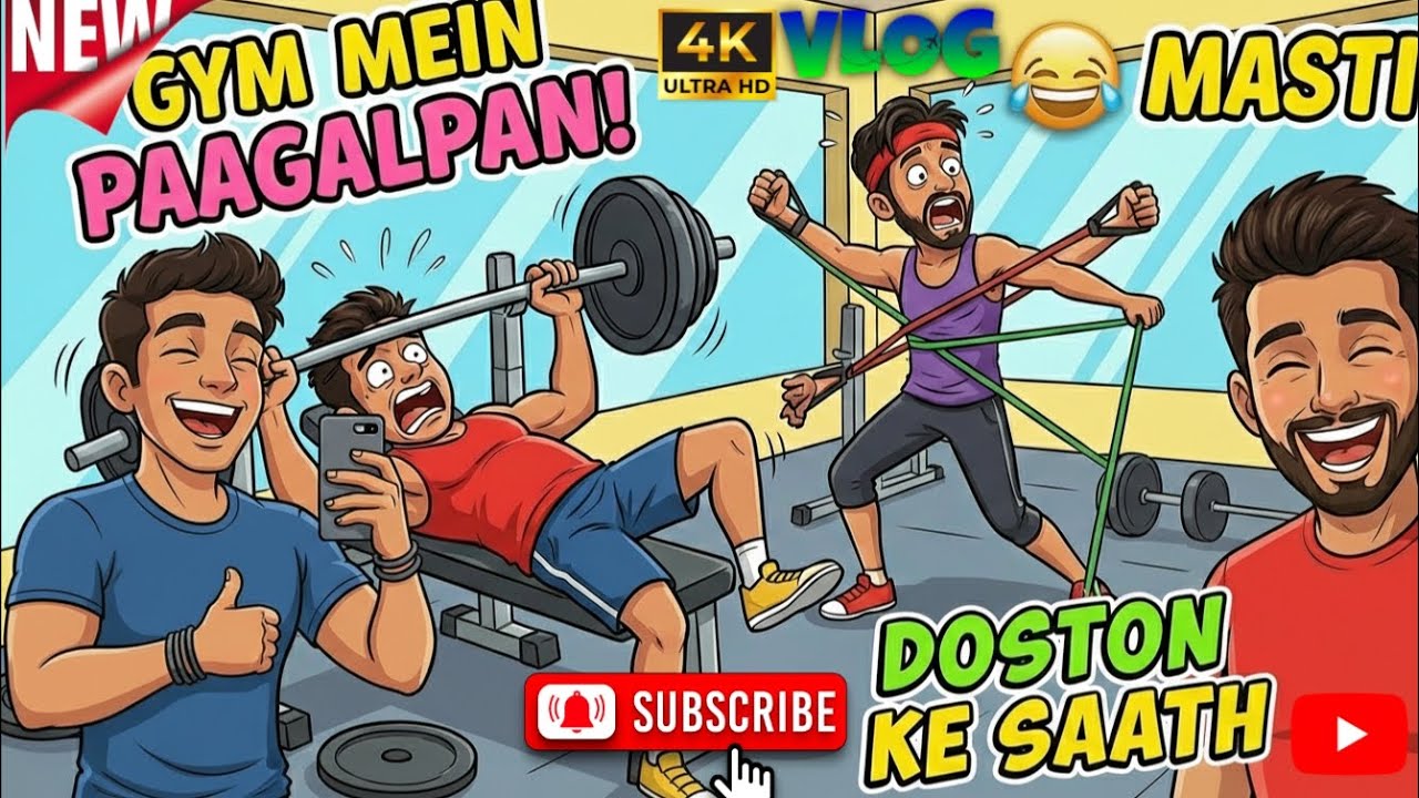 😆 Gym Me Dost Ke Sath Aisa Ho Gaya 😂 | Funny Gym Moments