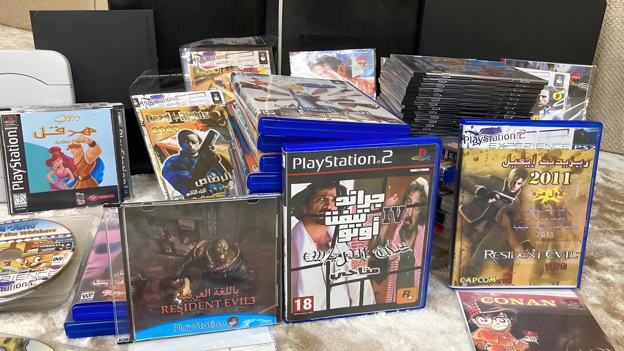 رحلة حول تاريخ الالعاب المدبلجة للعربية  |  Collection PS1-PS2 Dubbed In Arabic