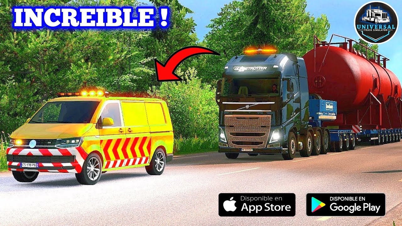 😎COMO TENER ESCOLTA? -  UNIVERSAL TRUCK SIMULATOR - EL MEJOR JUEGO DE CAMIONES PARA ANDROID & IOS