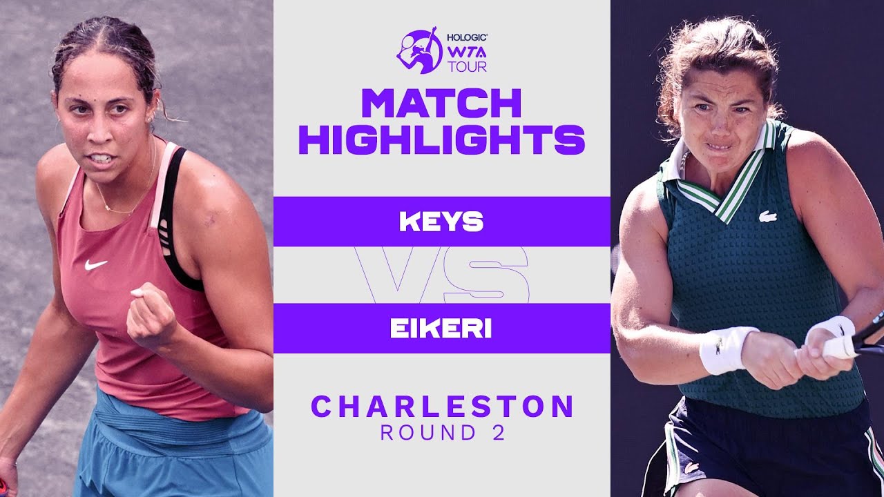 Madison Keys vs. Ulrikke Eikeri | 2022 Charleston Round 2 | WTA Match Highlights