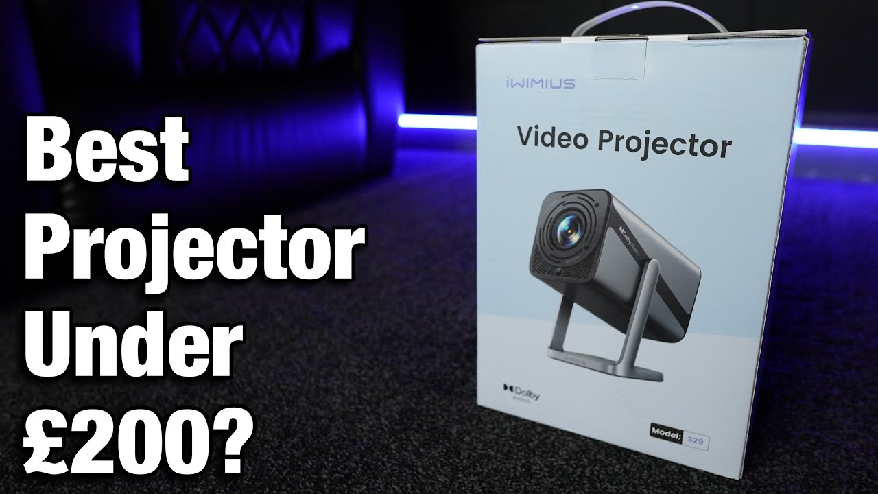iWIMIUS S29 Smart Portable Projector - Best Budget Projector