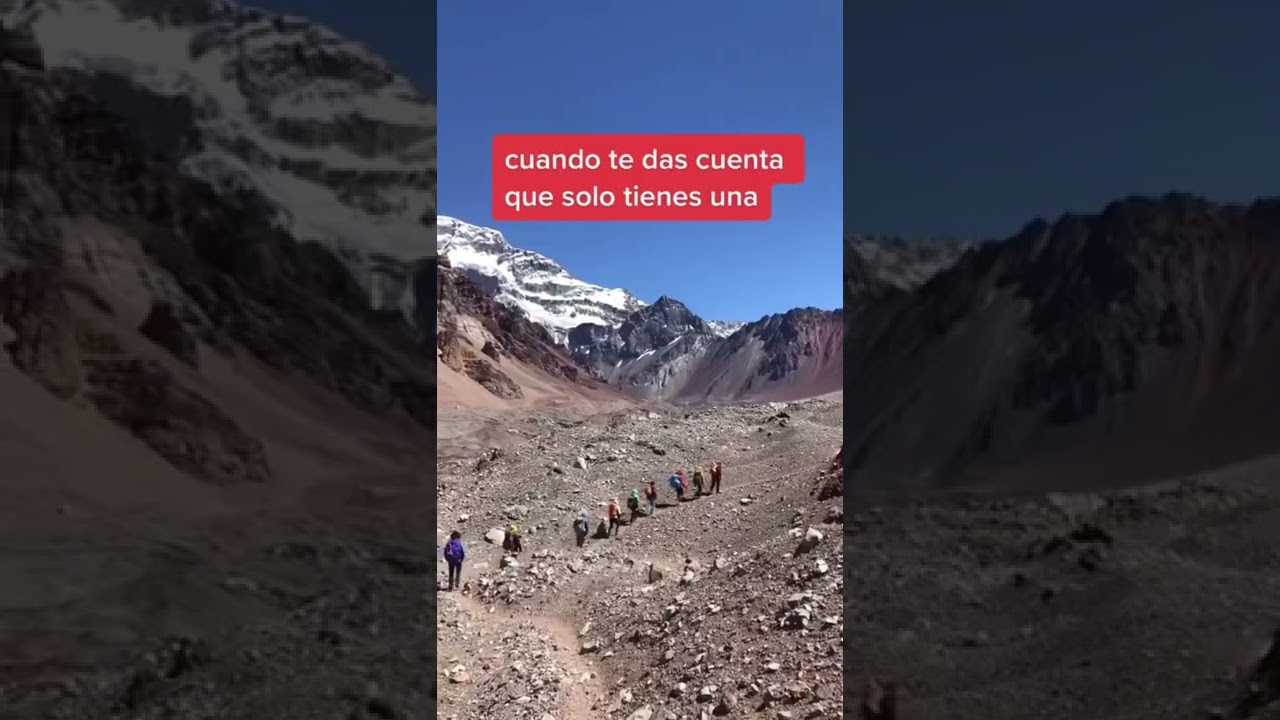 Playa ancha, pared sur Aconcagua #mendoza #argentina #trekking #senderismo #andes