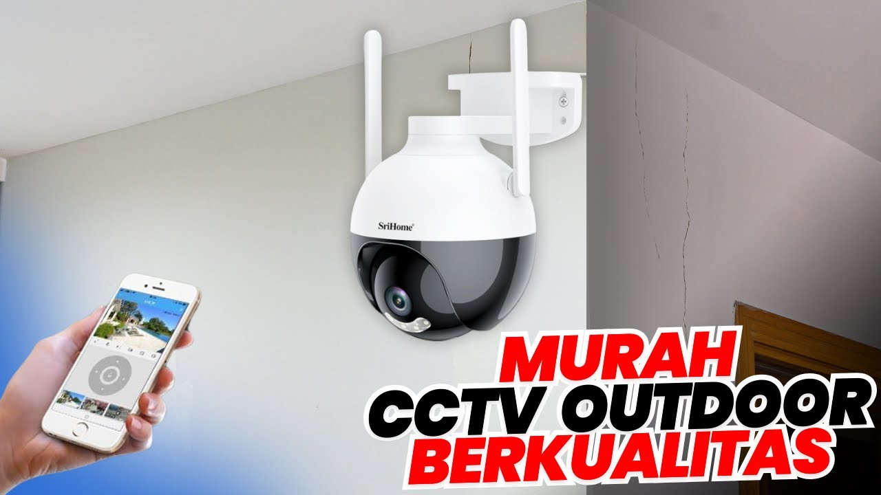 REKOMENDASI CCTV OUTDOOR MURAH BERLKUALITAS TERBAIK 2024 | REVIEW SRIHOME H08 CCTV OUTDOOR TERBAIK