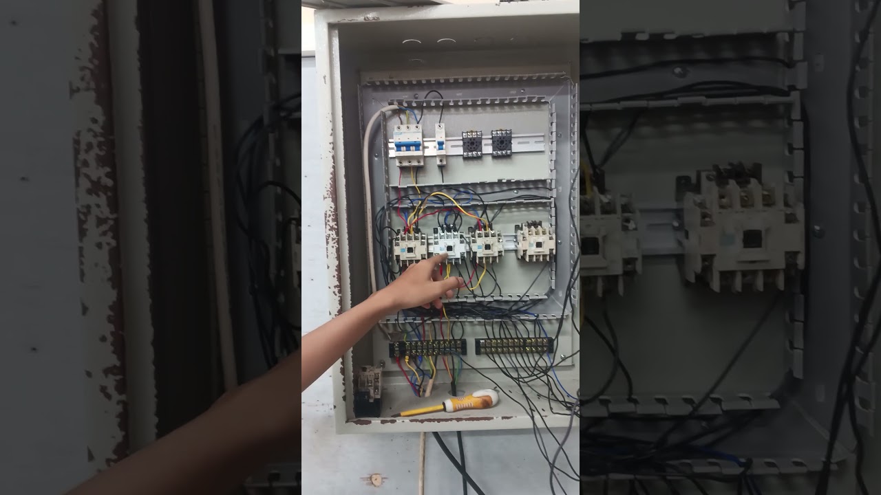 Control motor 3 fasa Star delta/Bintang Segitiga manual (Ryan Hidayat Xl-L1) 