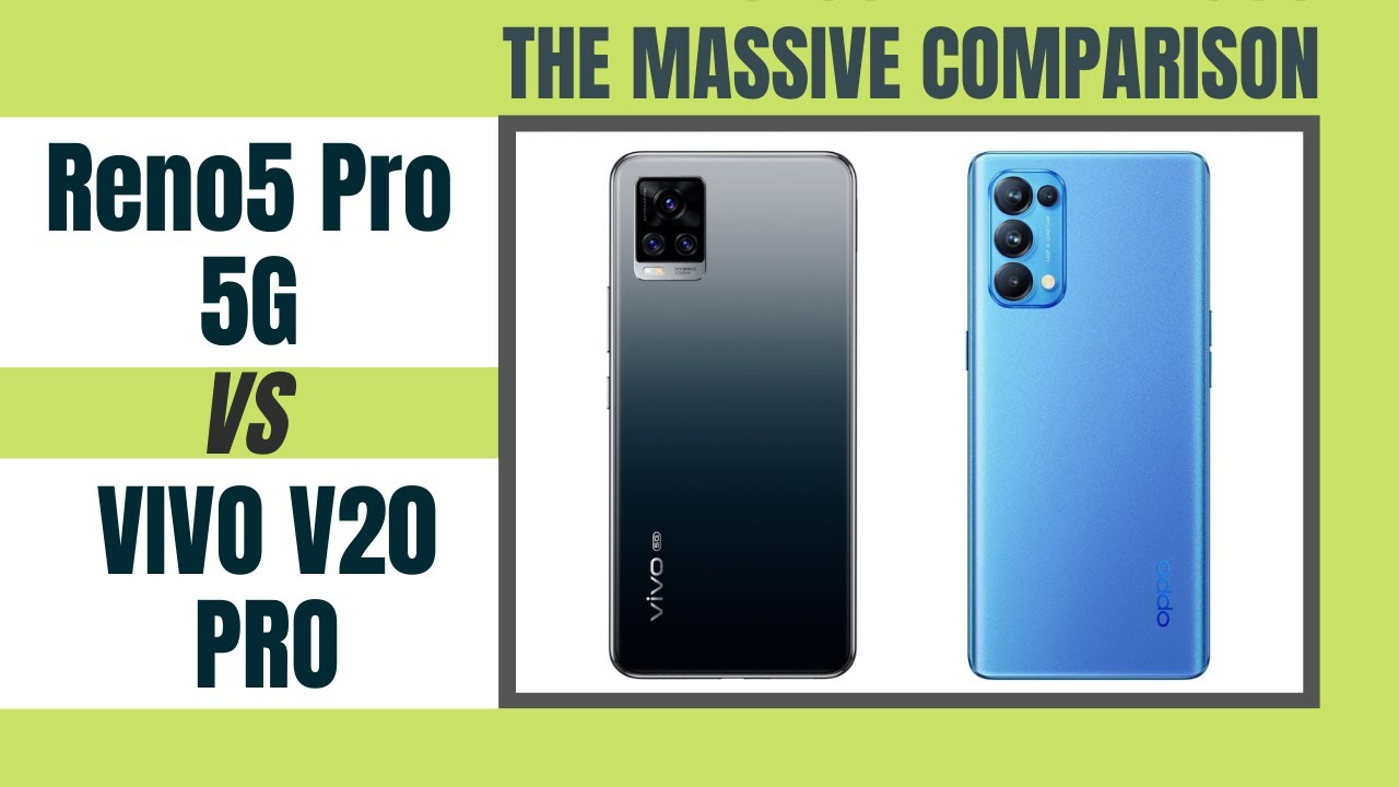Oppo Reno 5 Pro vs Vivo V20 Pro Comparison Camera, Battery, Performance and Benchmarks