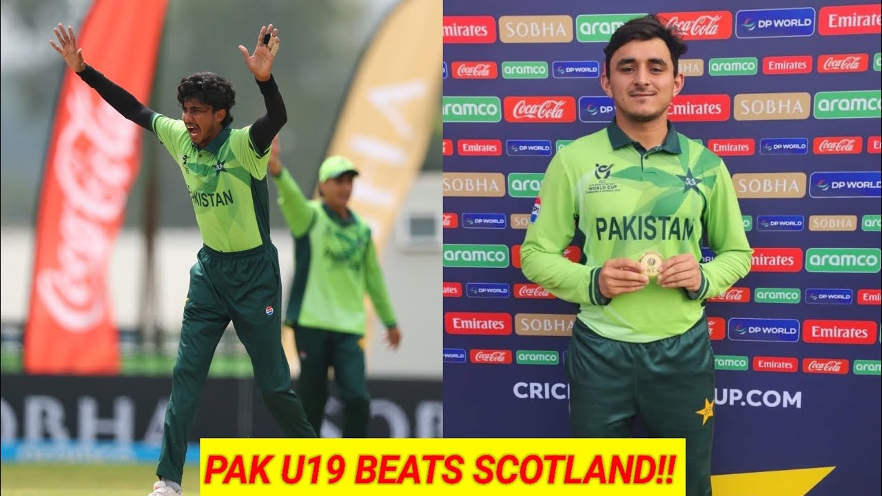 Pakistan U19 Beats Scotland By 6 Wickets | Ali Raza & Usman Khan Heroice 👏😍