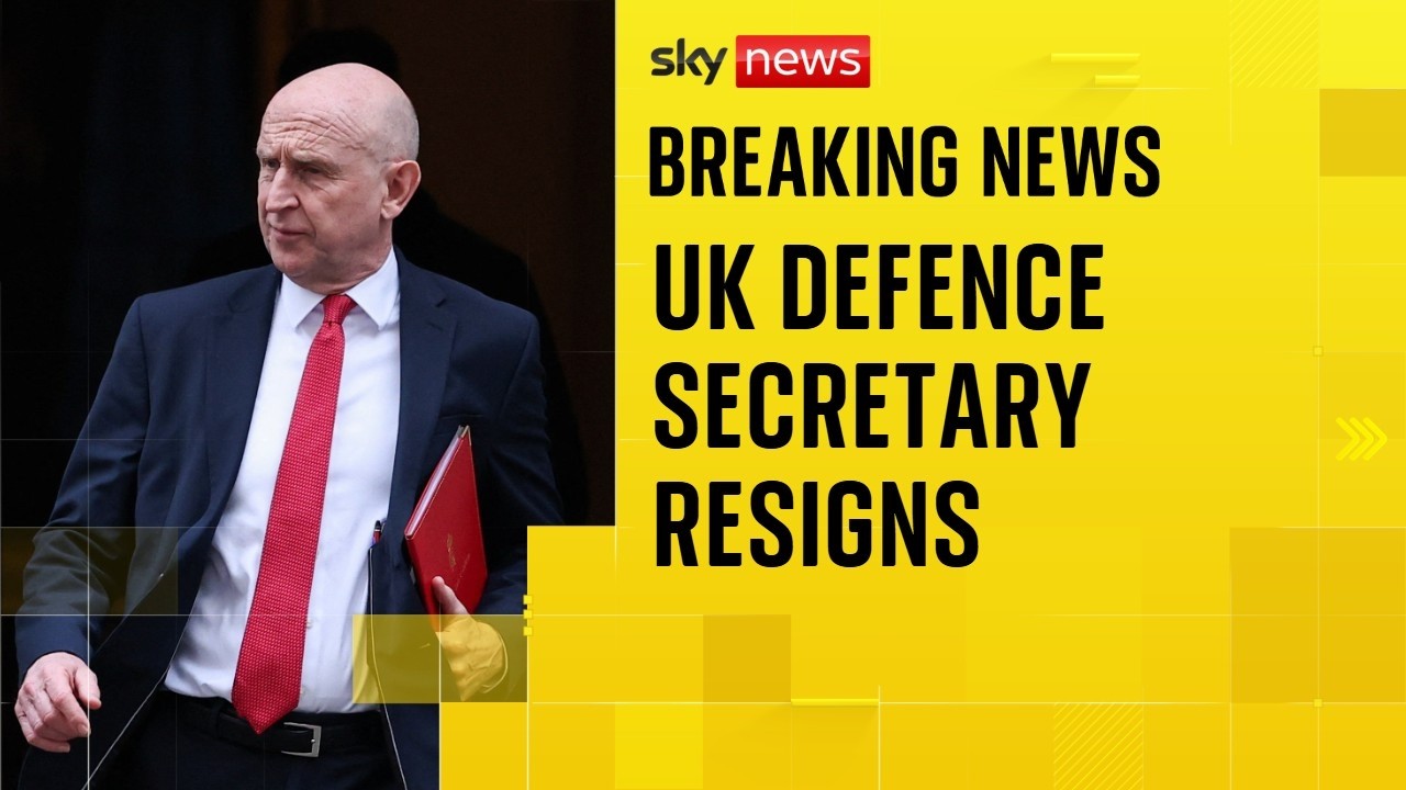 Defence secretary John Healey resigns over spending plan