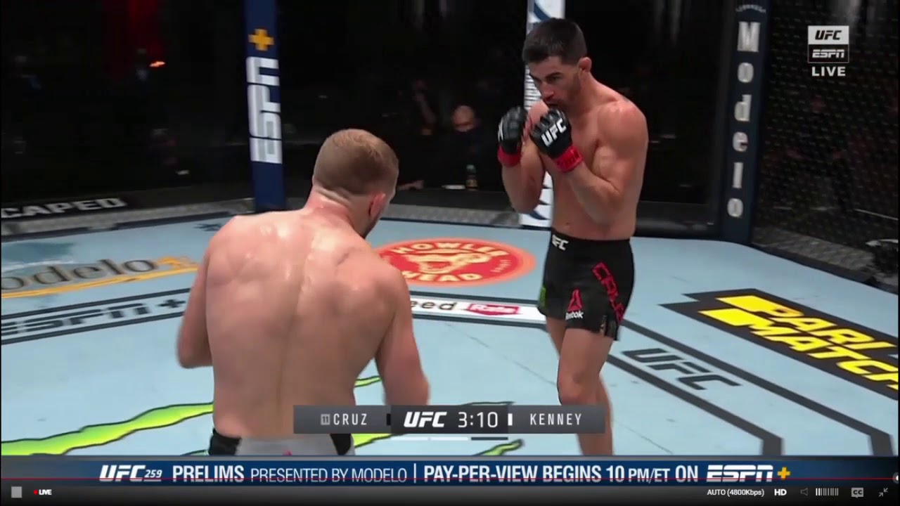 Dominick cruz v casey kenney full fight HD