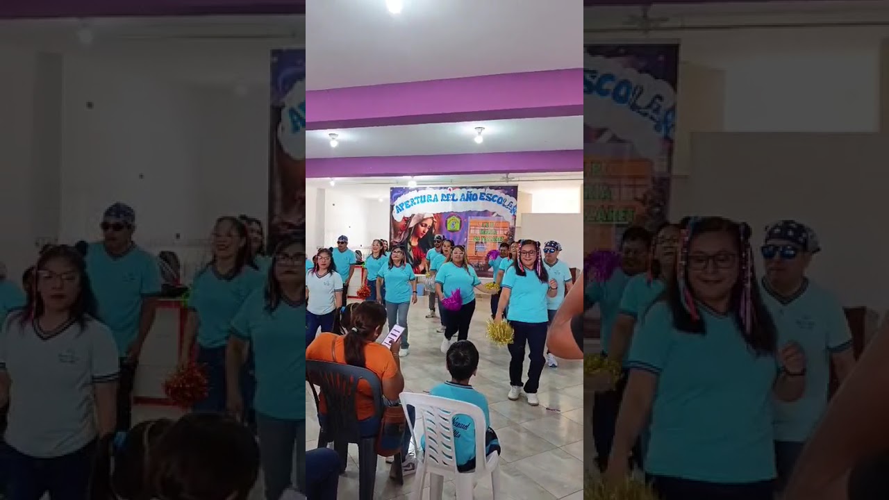 Apertura del año escola I.E..P María de Nazaret participación de los  Docentes