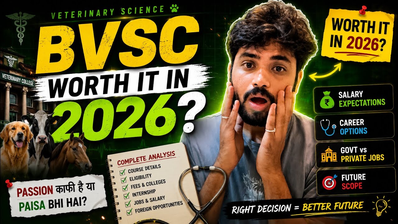 Veterinary Course Details | Cutoff, Syllabus, Salary, Career | My Experience