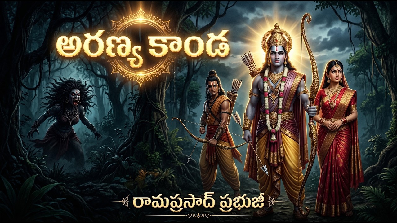 Ramayana Aranyakanda Part  1 The Divine Journey of Sri Rama