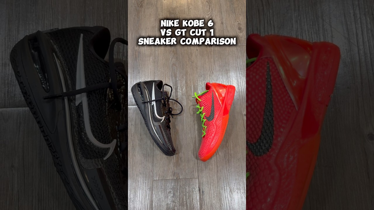 Nike GT Cut 1 против Nike Kobe 6