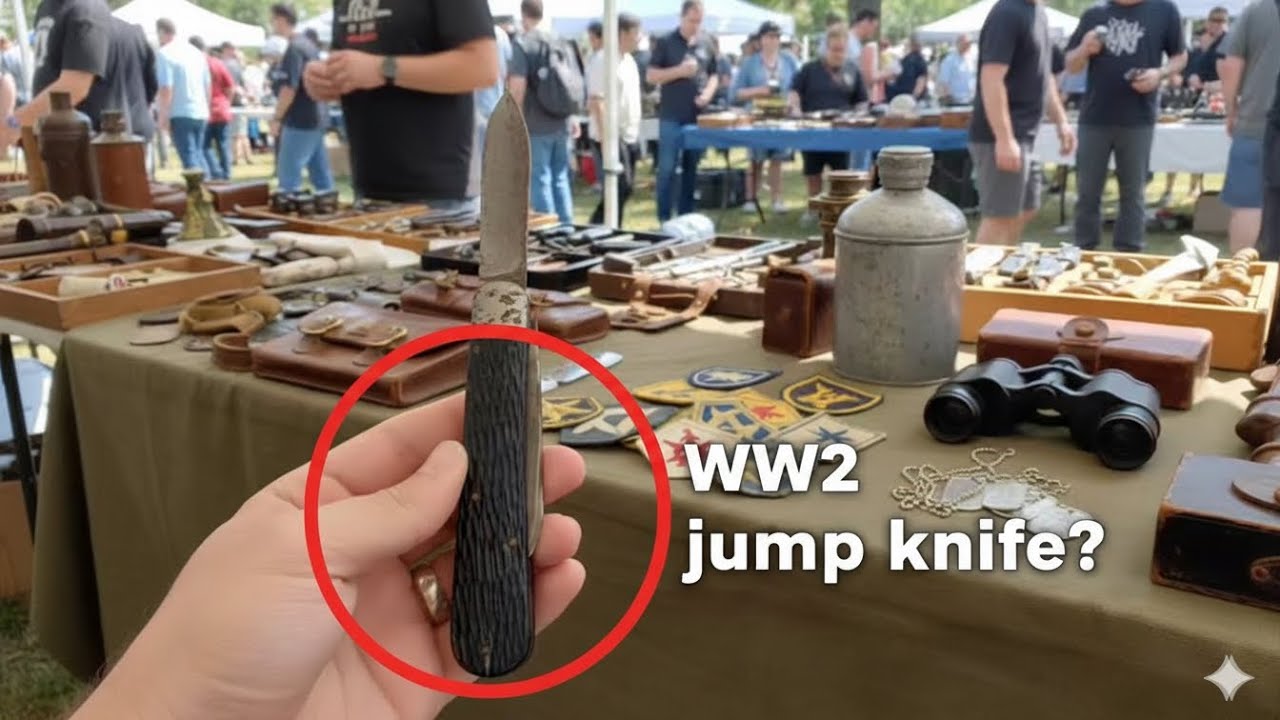 Searching for WW2 militaria at an antique flea market! (Collection worthy finds)
