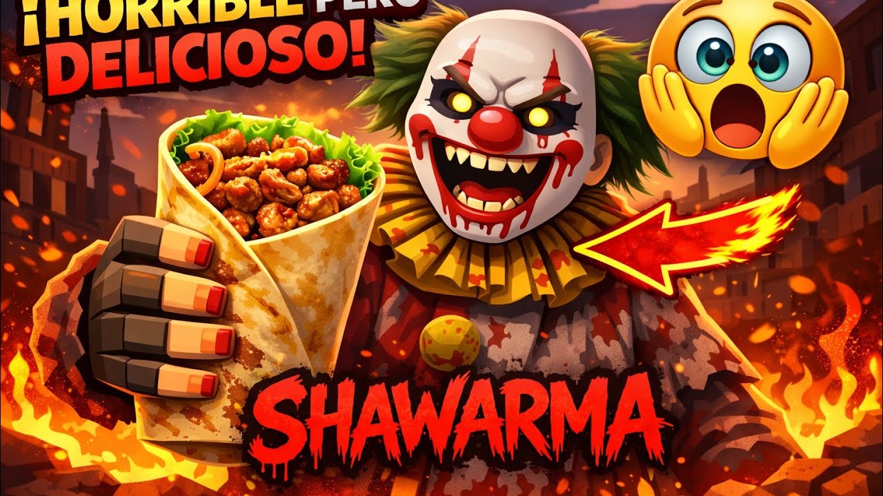 me ataca el payaso de shawarma!