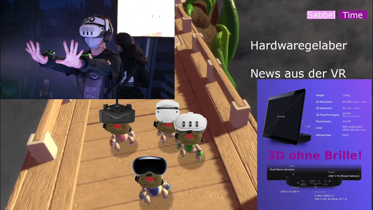 VR News - Warum macht kaum jemand AAA Games?? Owl3D 3D-Bildschirme bald verfügbar!