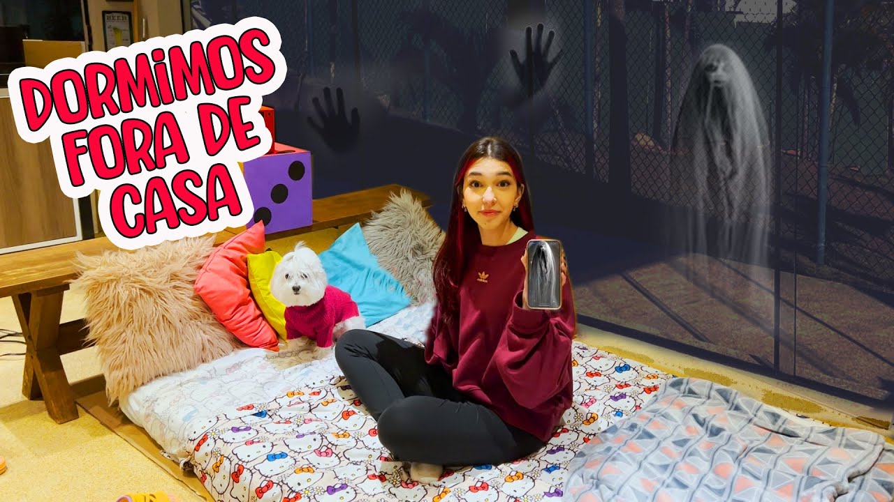 PASSAMOS A NOITE FORA DE CASA E ACHAMOS FANTASMAS | Luluca