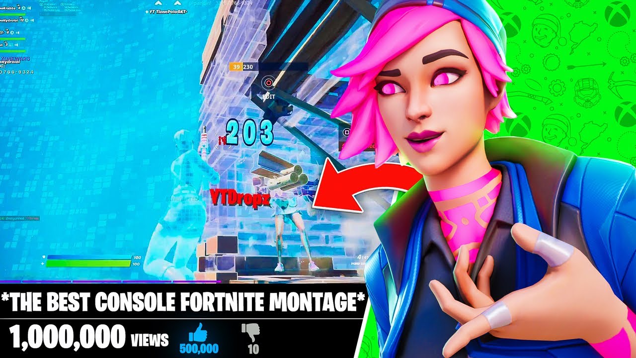 REACTING to the BEST CONSOLE FORTNITE MONTAGES... (underrated)