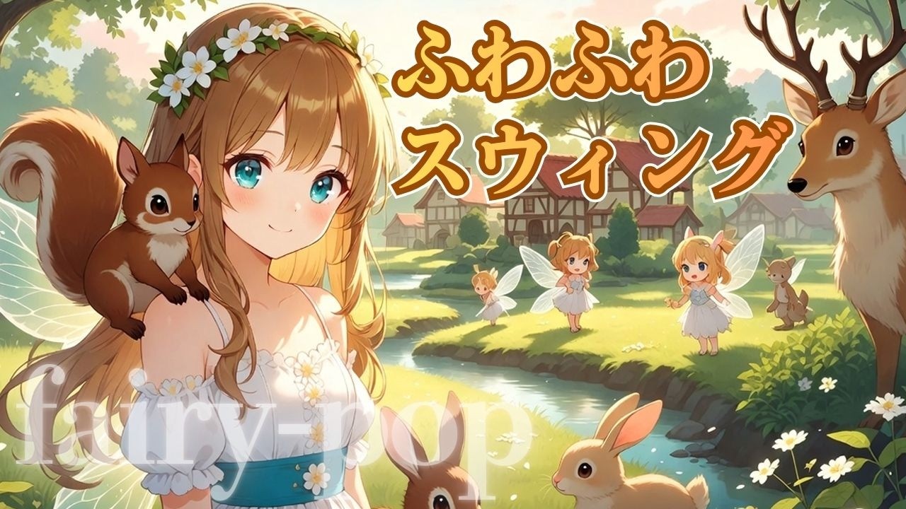 【Playlist】癒しと可愛さだけの優しい1時間🐶ごくらく能天気な妖精の森🧚【作業BGM,fairy-pop】‍