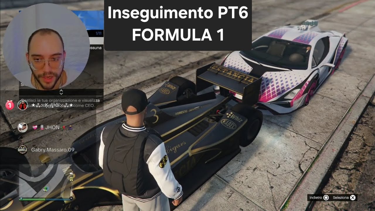 BLACK - INSEGUIMENTO PT6 - FORMULA UNO