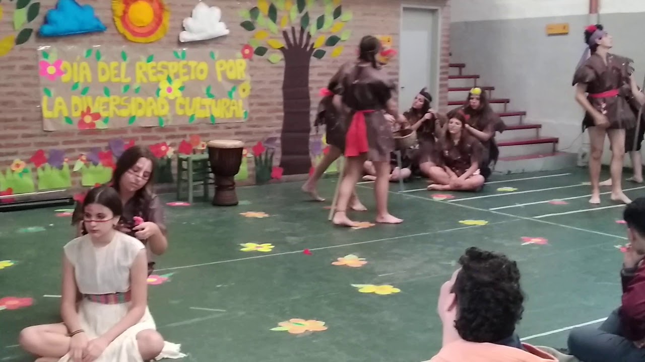 Acto en conmemoración a la Diversidad Cultural. Nivel Secundario. 1era. Parte